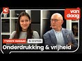 Holocaust-overlevende Bert Woudstra en junior stadsdichter Naz Ergin over onderdrukking en vrijheid