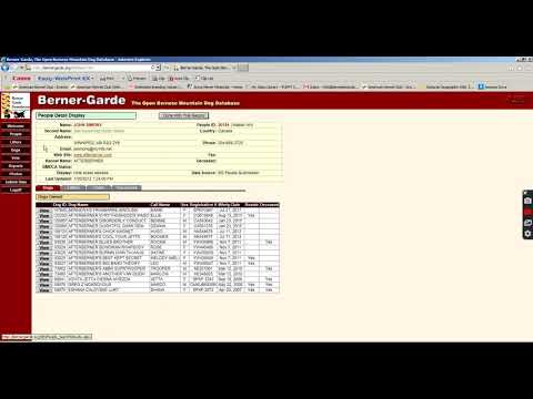 Berner Garde Tutorial 2 People Search