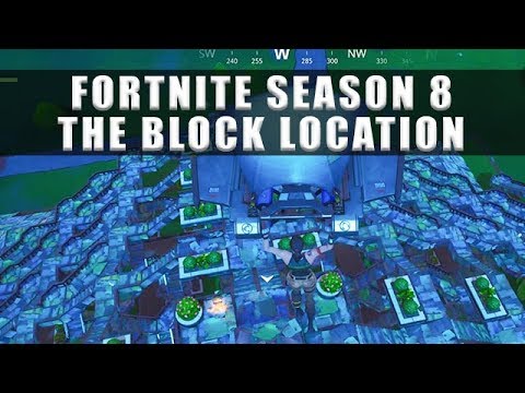 Fortnite how to get to The Block location Season 8 Week 2 Challenge