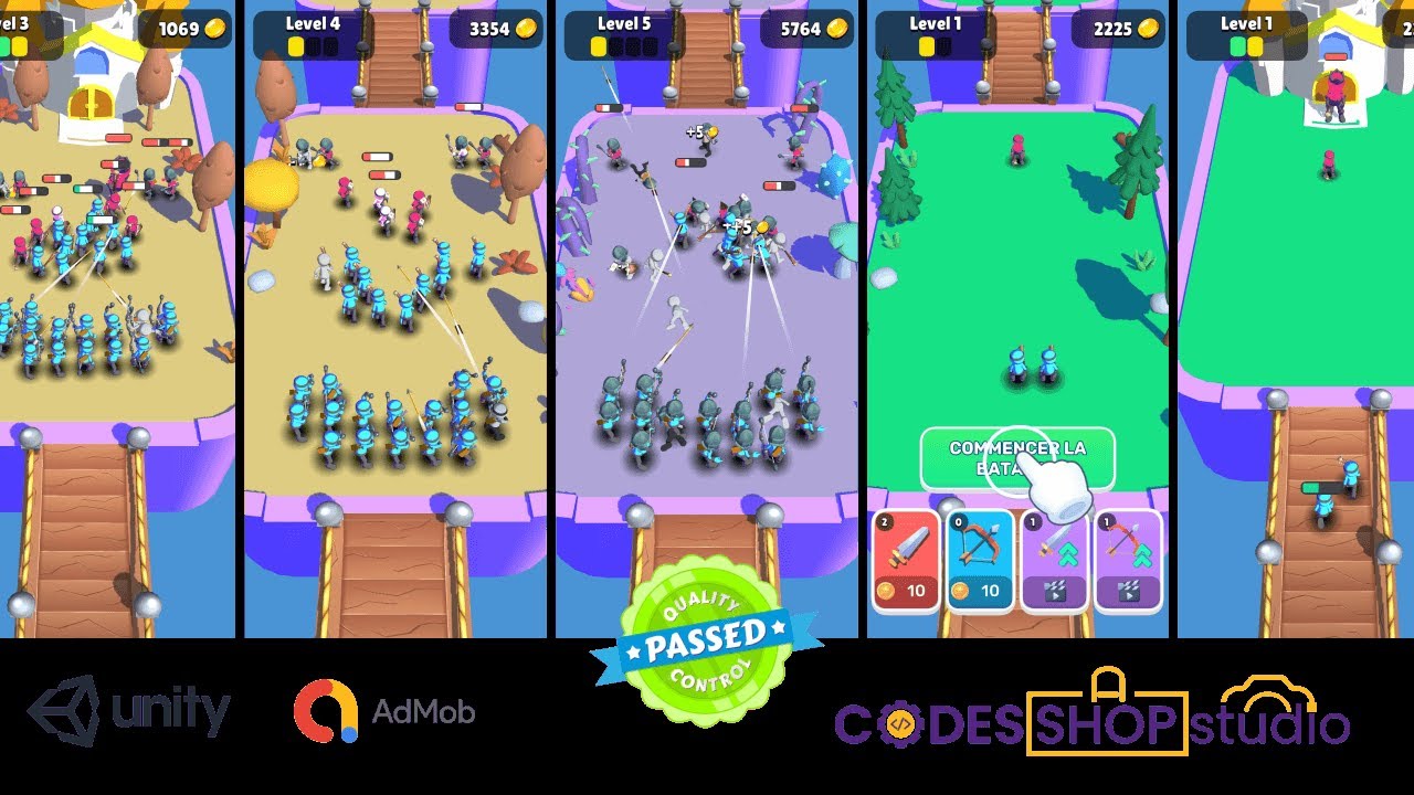 Army Raid | Fight | Unity Source Code |100% tested