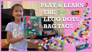 Play and Learn The Lego Dots Bag Tags