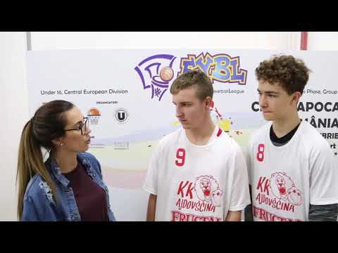 EYBL CE U16  | Interviews | Domen Petrovic, Martin Gerbec- KK Leone Ajdovscina