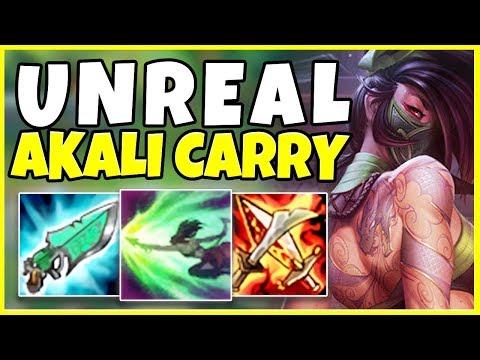 MY BEST AKALI GAME YET (CRAZY CARRY) - League of Legends