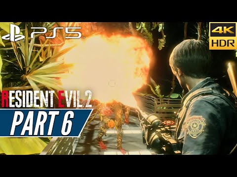 RESIDENT EVIL 2 REMAKE (PS5) | LEON A | Walkthrough Gameplay PART 6 [4K 60FPS HDR]- No Commentary