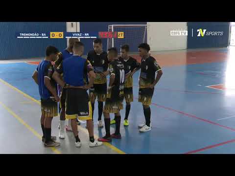 TREMENDÃO (BA) x VIVAZ (RR) - TAÇA BRASIL FUTSAL SUB 17 - DIA 3