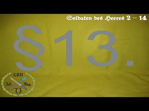 "Soldaten des Heeres 2" - odc. 14 - "Dyscyplina w Heer"