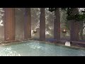 Ancient Roman Bath Ambience | Hot Spring in the Forest | Onsen ASMR
