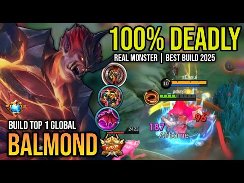 BALMOND BEST BUILD 2025 | BUILD TOP 1 GLOBAL BALMOND GAMEPLAY | MOBILE LEGENDS✓