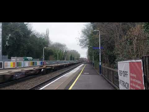66709 'Sorrento' in MSC livery passing through Warwick