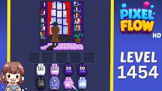 Pixel Flow Level 1454 Solution Walkthrough