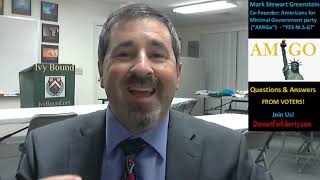 Oct 3 Mark Stewart Greenstein M&V On leftism and government