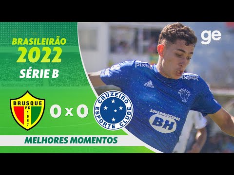 Gols e lances de Brusque x Cruzeiro