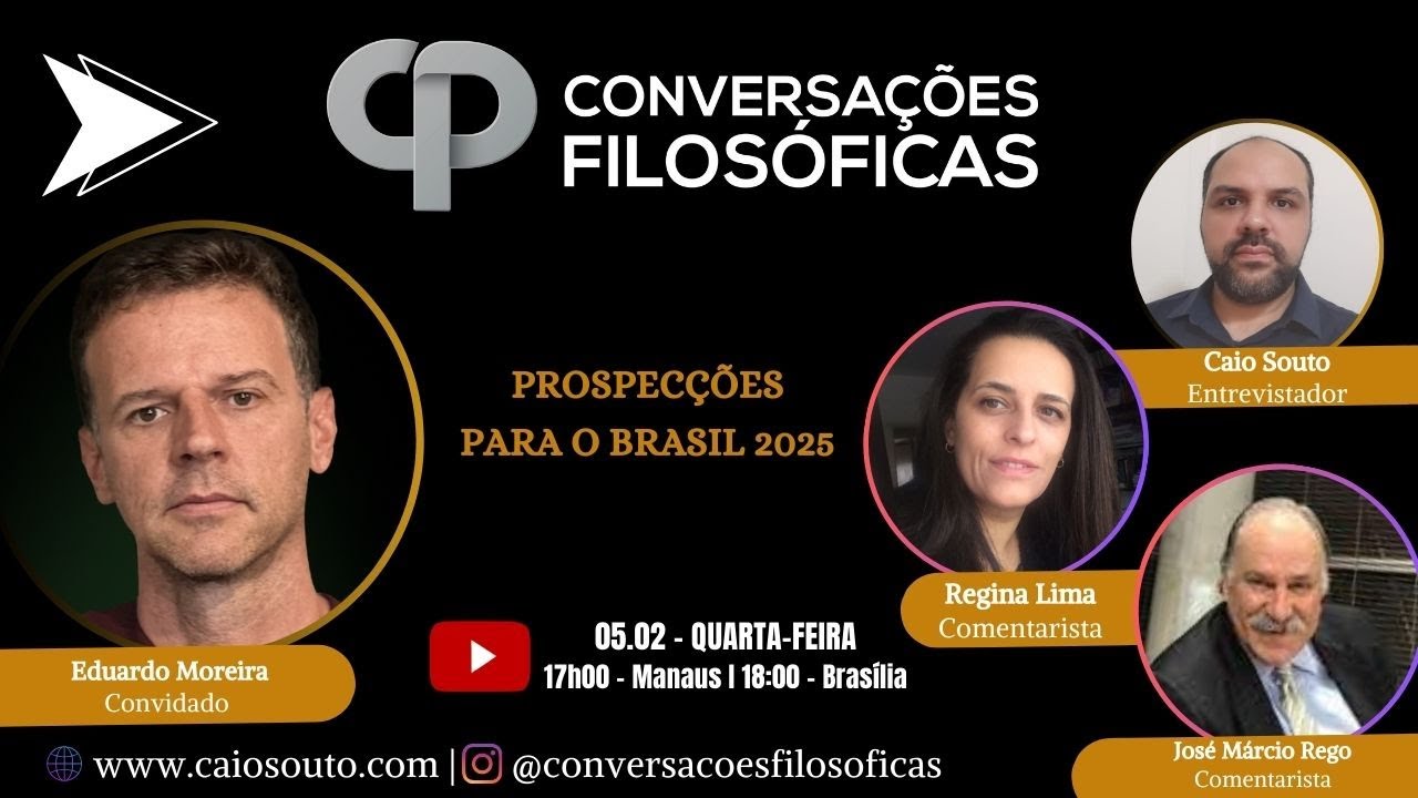 Brasil 2025. Economia e política. Com Eduardo Moreira, Regina Lima e José Márcio Rego