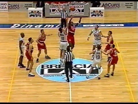 A2 Orologio 1995/'96 Brescialat Gorizia - Turboair Fabriano Basket 90-95