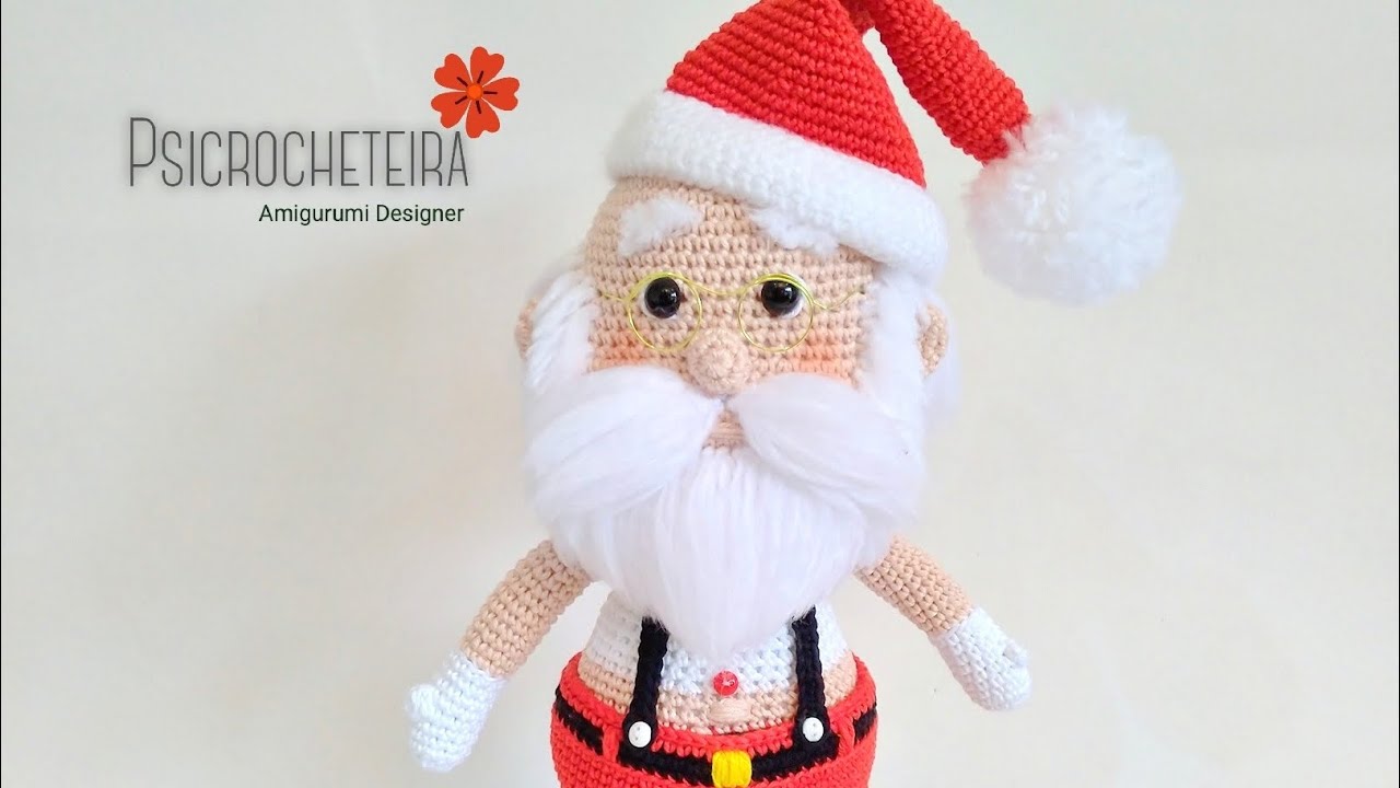 Papai Noel Amigurumi | Barba e Cabelo do Papai Noel