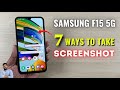 Samsung Galaxy F15 5G : How To Take Screenshot? 7 Easy Methods