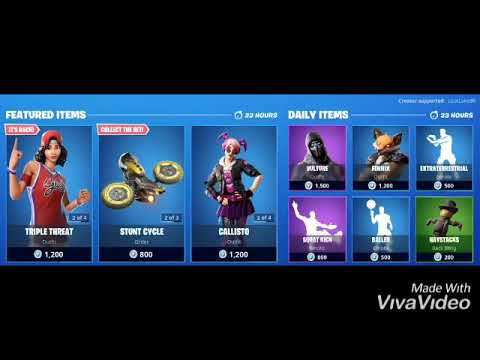 Fortnite Item shop 22/10/19