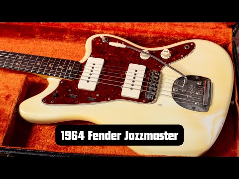 1964 Fender Jazzmaster Olympic White with video! image 21