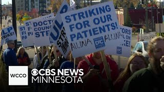 Hundreds of Allina health care workers stage one-day strike