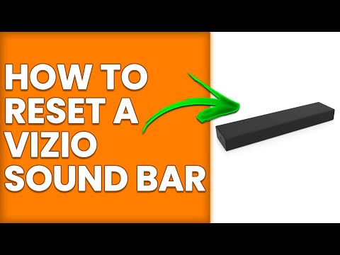 How To Reset A Vizio Sound Bar (How To Do A Factory Reset On A Vizio Sound Bar)