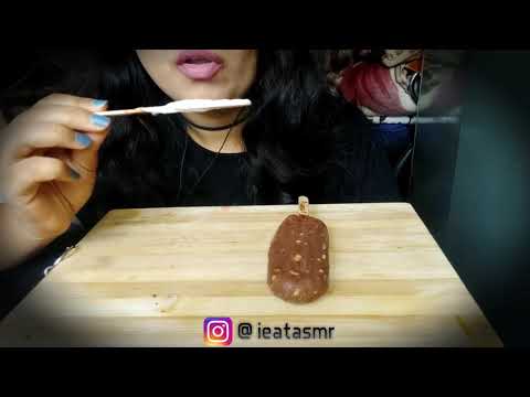 ASMR Chocolate Bar & Frostik 😋 Soft Crunchy Eating Sounds   No Talking » iEAT ASMR