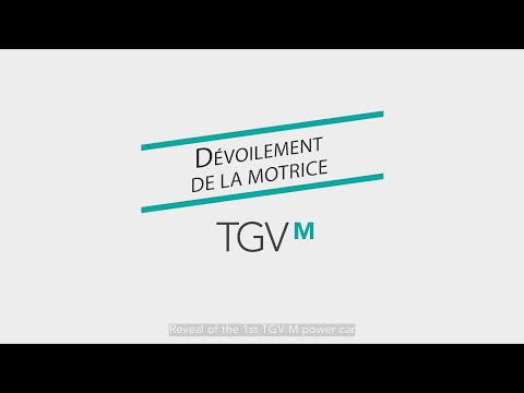 SNCF Voyageurs & Alstom unveil the TGV M "power car"