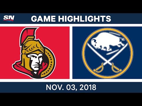 NHL Highlights | Senators vs. Sabres – Nov. 3, 2018