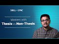 Differences Between MS With Thesis And Without Thesis Skill Lync