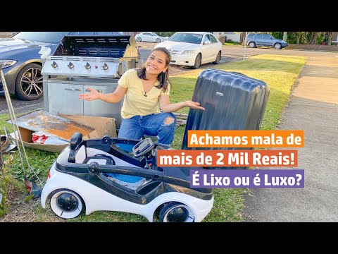 É LIXO ou É LUXO - Mala de mais de 2 mil reais!