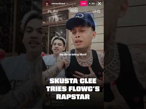 Skusta Clee tries Flow G's RAPSTAR 🔥🔥🔥
