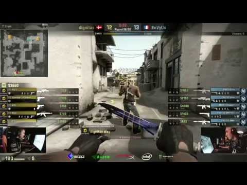 EnVyUs vs Dignitas on de_dust2 @ Dreamhack Tours 2015 Semi Finals (CS:GO nV vs DIG) Game 2