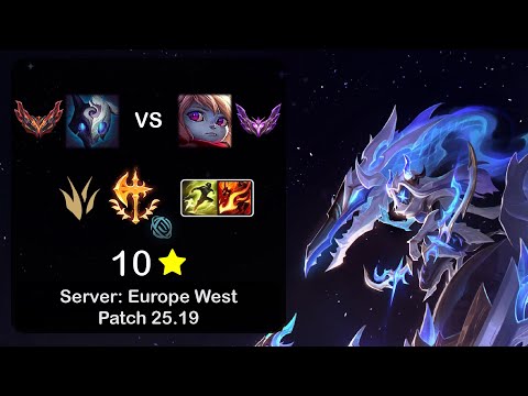 Kindred Jungle vs Poppy - EUW GrandMaster - Patch 25.19