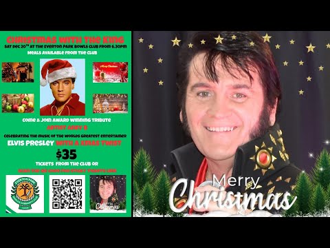 Andy B Xmas with the King at the Everton Park bowls club Dec 20th 2025