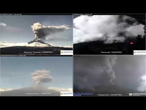 Popocatepetl - 20191109 - 06:00 a 11:59 hrs