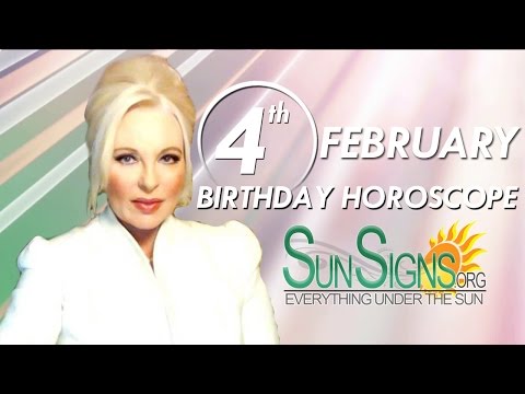 February 4th Zodiac Horoscope Birthday Personality - Aquarius - Part 1