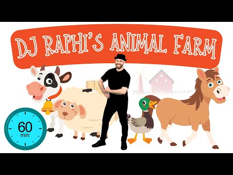 Old MacDonald Had a Farm | 60 Minutes with DJ Raphi | Kids Dance & Sing - Kingdom Kids Zone, Sing With Me - DJ Raphi