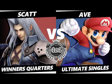 4o4 Smash Night 39 - ScAtt (Sephiroth) vs VA| Ave~ (Mario) - Winners Quarter-Final
