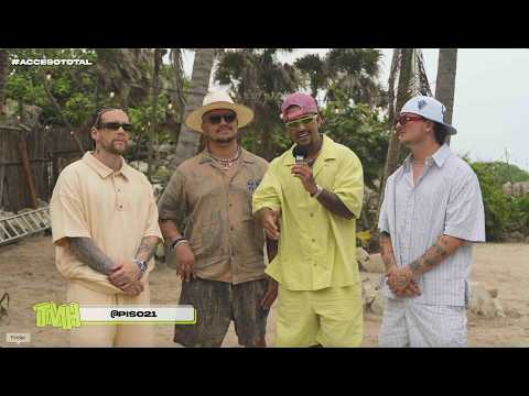 Behind The Scenes del rodaje del videoclip de "Mar Azul" con Piso 21, Clean Bandit y Jhosy