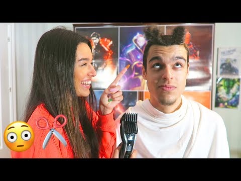 LE CORTO EL PELO a mi HERMANO *ESTE ES EL RESULTADO* - Marta