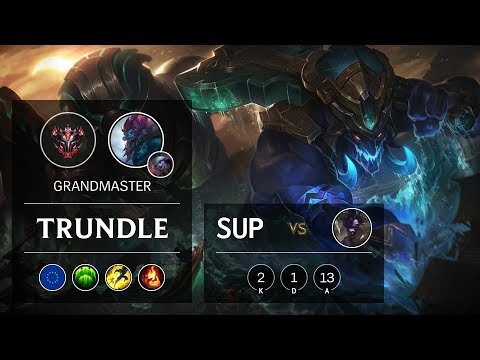 Trundle Support vs Alistar - EUW Grandmaster Patch 9.24
