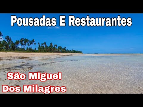 São Miguel Dos Milagres Restaurantes E Pousadas Na Praia Do Riacho Alagoas Brasil