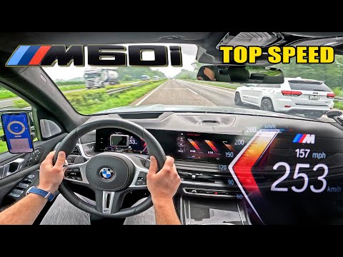 BMW X7 M60i // 253KM/H TOP SPEED on AUTOBAHN