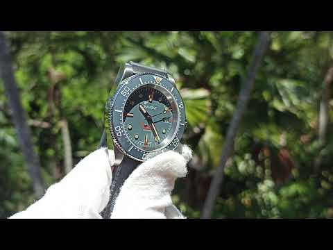 Squale 1545 Grey Rubber Dive Watch