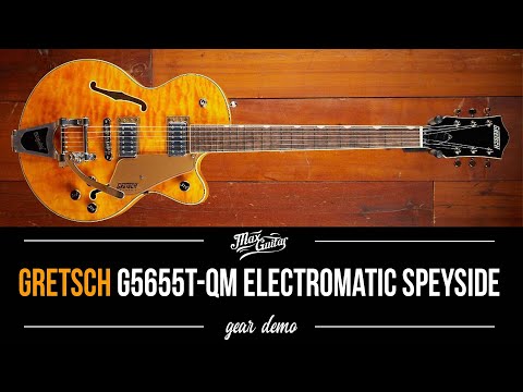 Gretsch G5655T-QM Electromatic Quilted Maple Speyside - Gear Demo