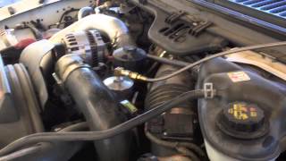 Checking  fuel pressure on the Ford 6.0 powerstroke