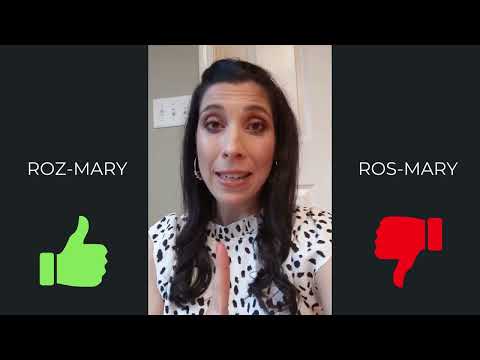 How to pronounce: Rosemary