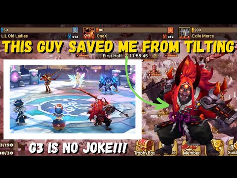 Siege Against G3 Guilds: OneX and Exile Mercs!!!