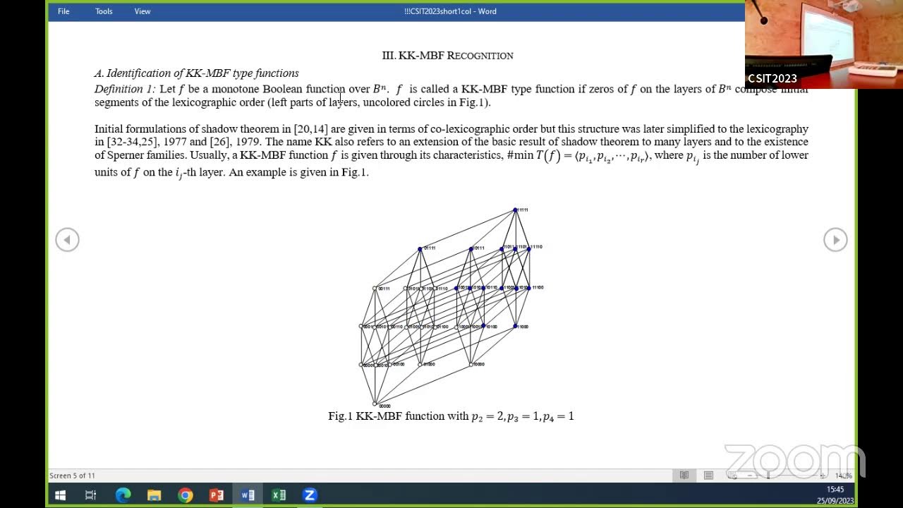 CSIT2023 Session 1-1 “Discrete Mathematics and Combinatorial Analysis”