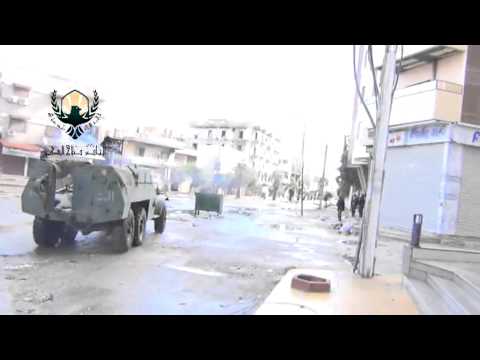 اشتباكات بين كتيبة الناصر صلاح الدين وقوات النظام في محيط إدارة الدفاع الجوي في المليحة في ريف دمشق