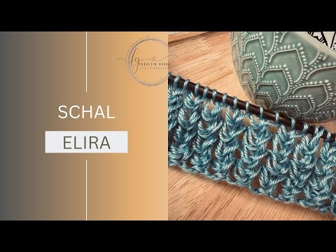 Schal stricken leicht gemacht / Strickanleitung Elira🍁